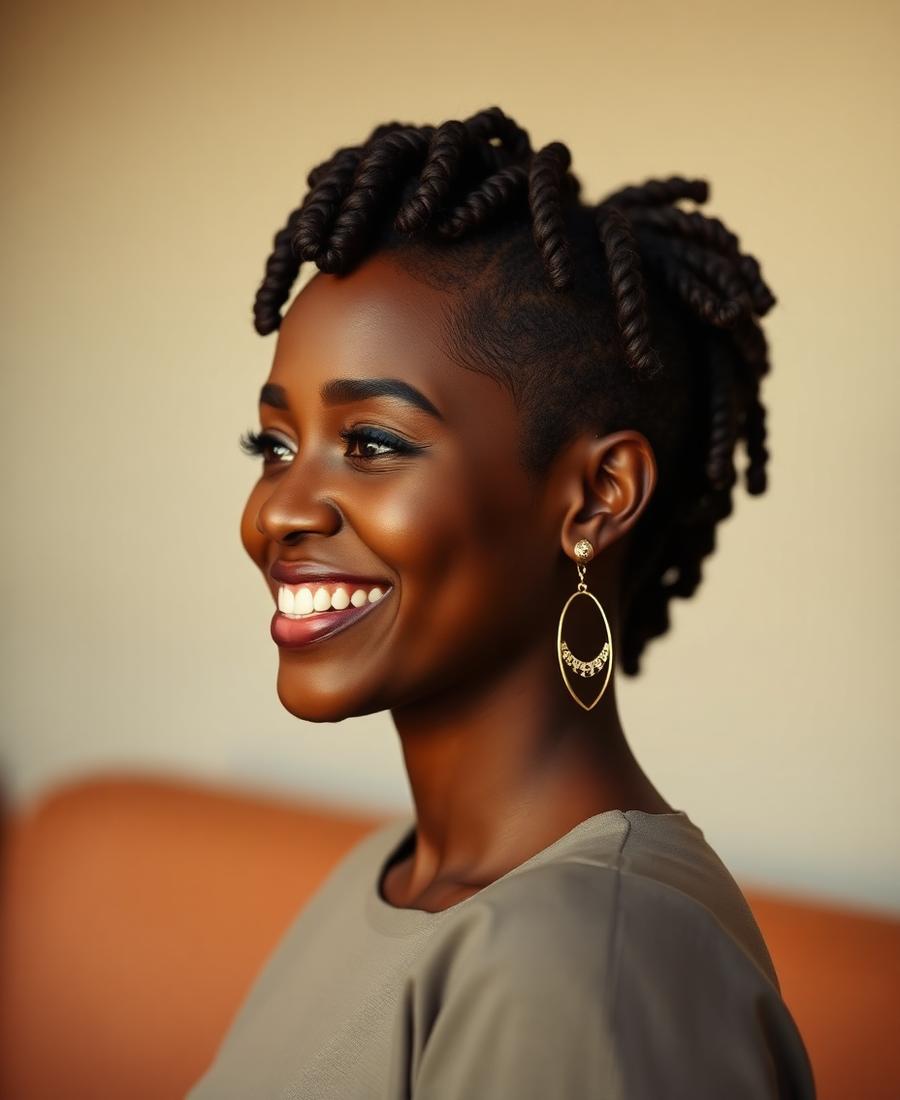 African hair braiding style 3 by Jojo's in Bryan, TX