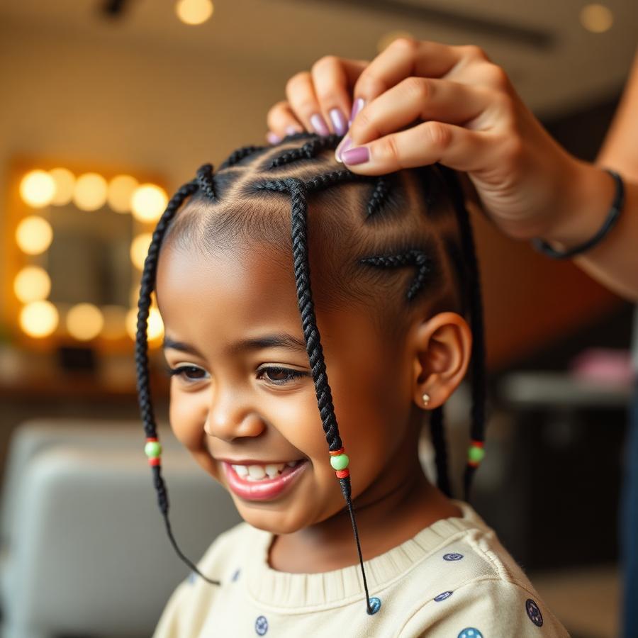 African hair braiding style 5 by Jojo's in Bryan, TX